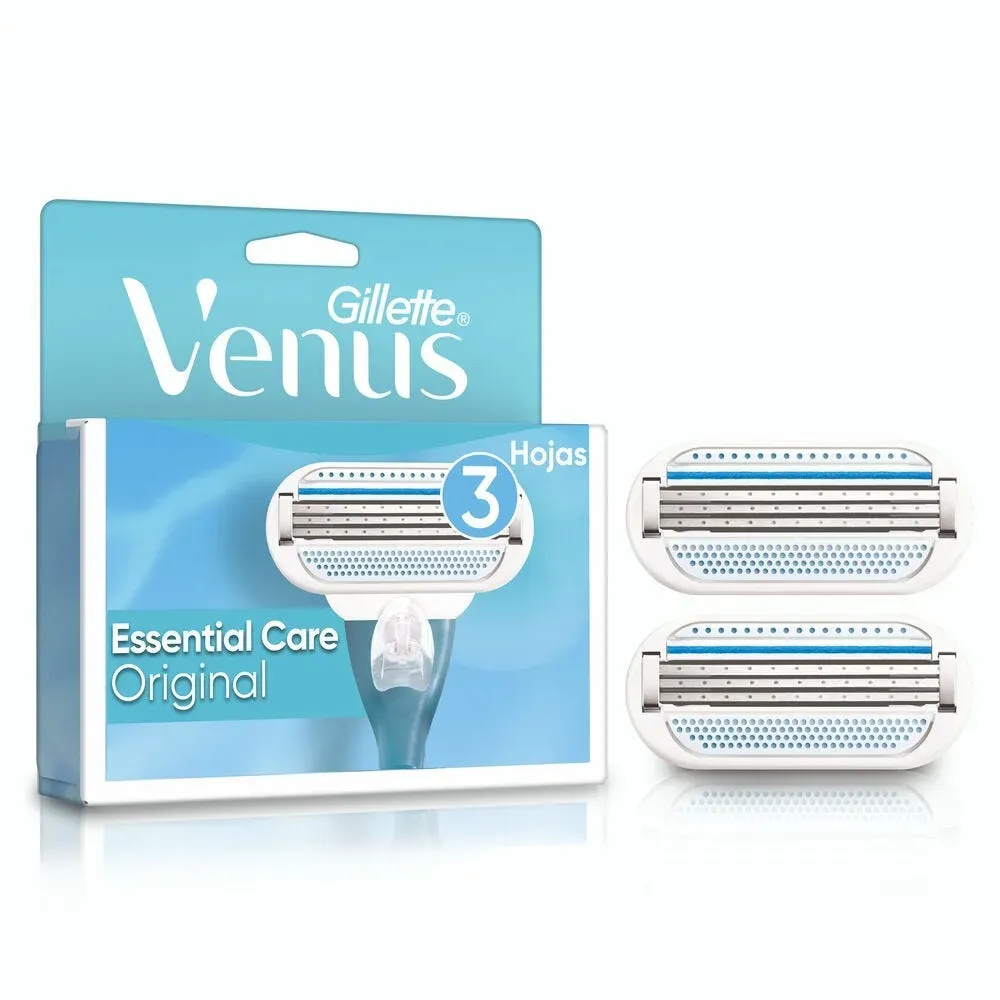 Venus Essential Care 3 Hojas C/Aloe Repuesto