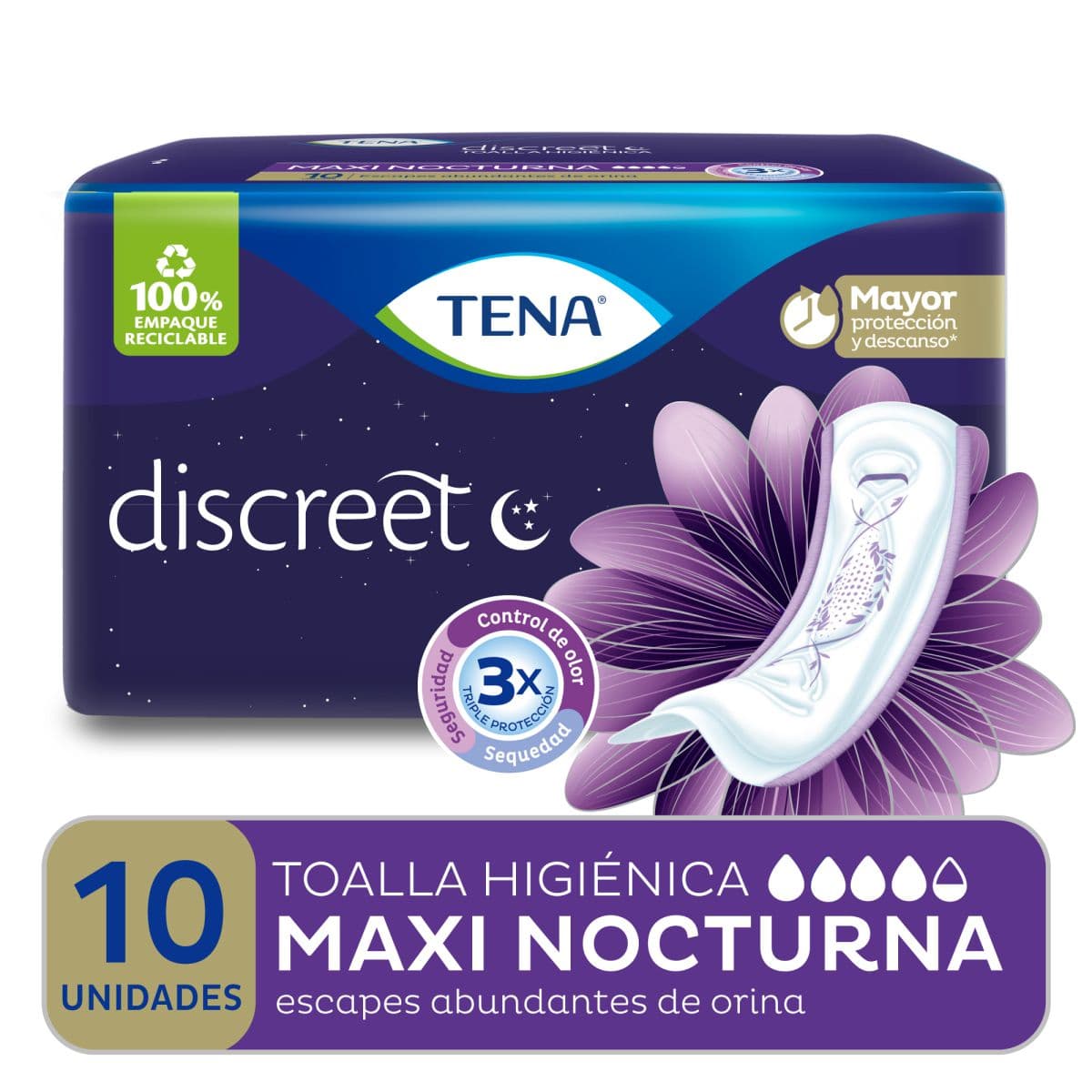 Tena Toal Fem Discreet Maxi Noct