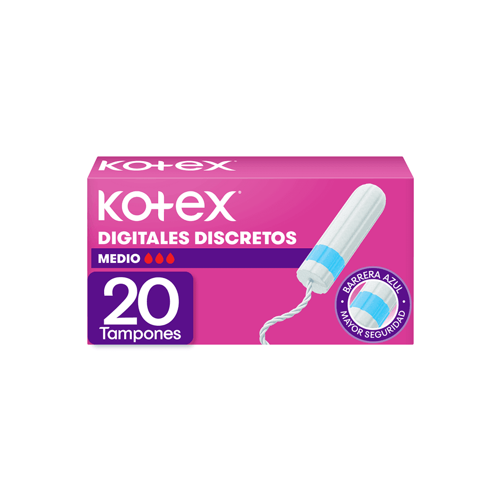 Kotex Tampones Digitales Medio