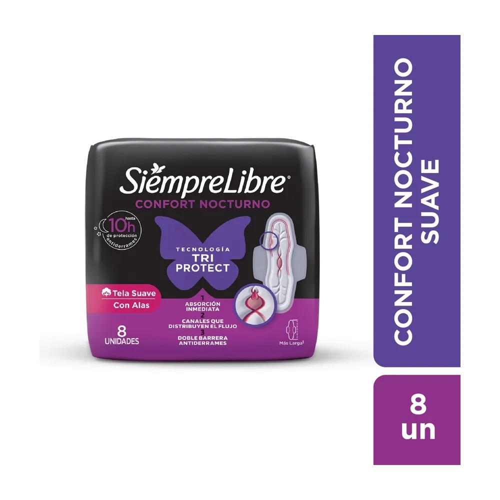 S.libre Adapt Plus Noche&Dia Max Suave C/A