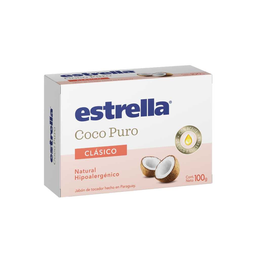 Estrella Jabón Coco Puro Clasico