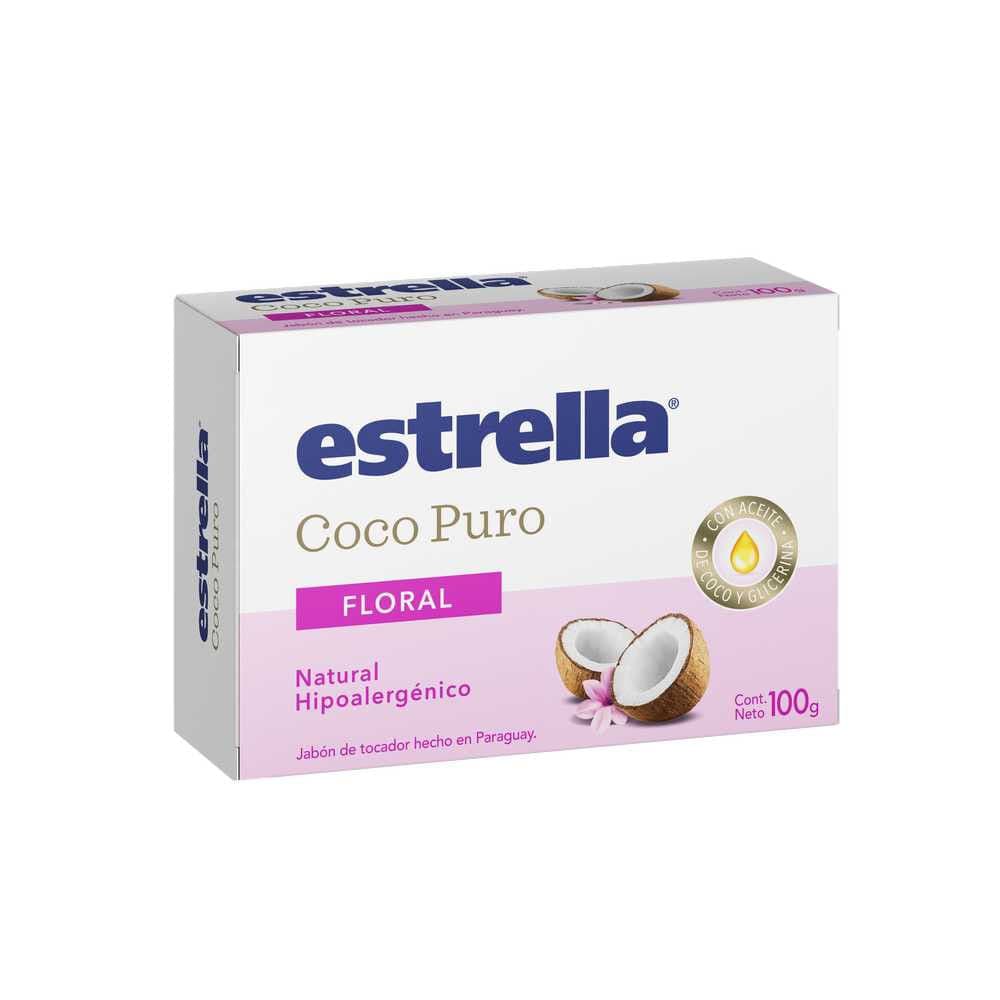 Estrella Jabón Coco Puro Floral