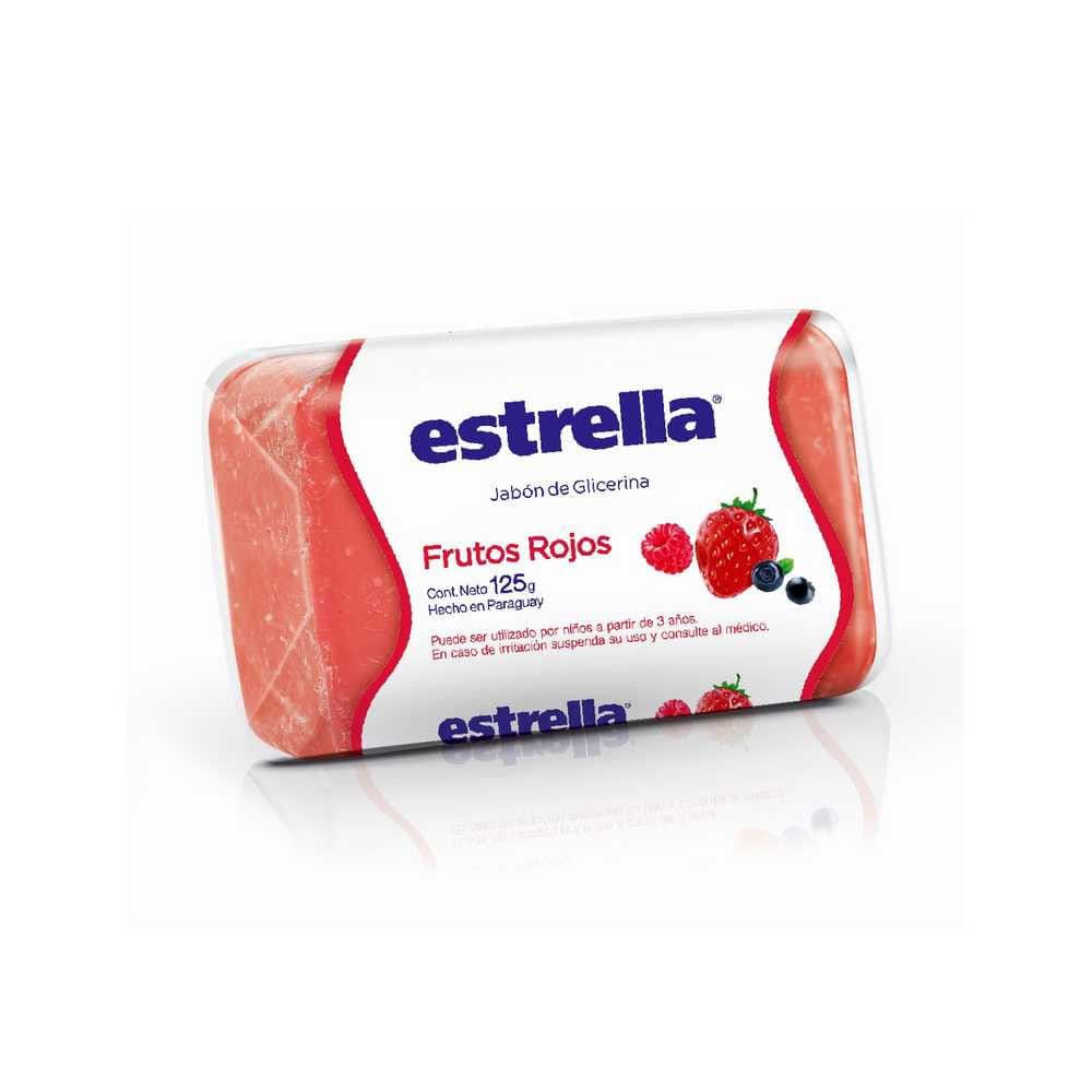 Estrella Jabón de Glic Frutos Rojos