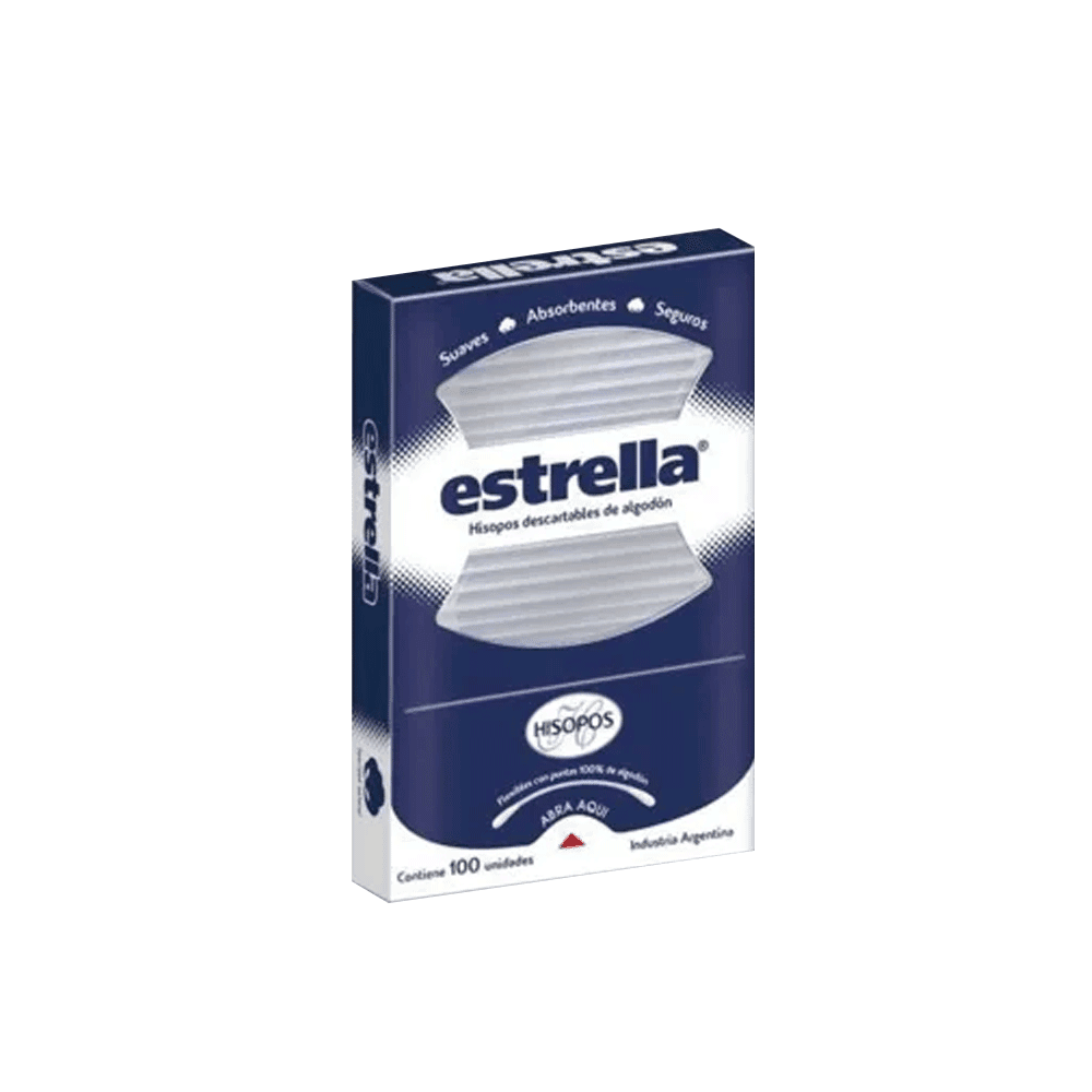 Estrella Hisopo Estuche
