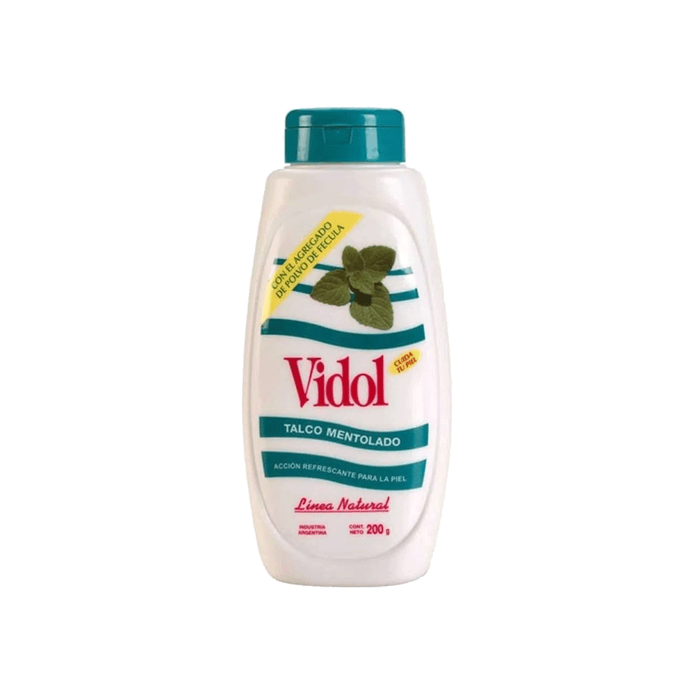 Vidol Talco Mentolado Talquera