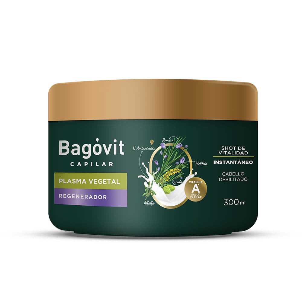 Bagovit Cap Crema Trat Plasma Veg Reg X300M