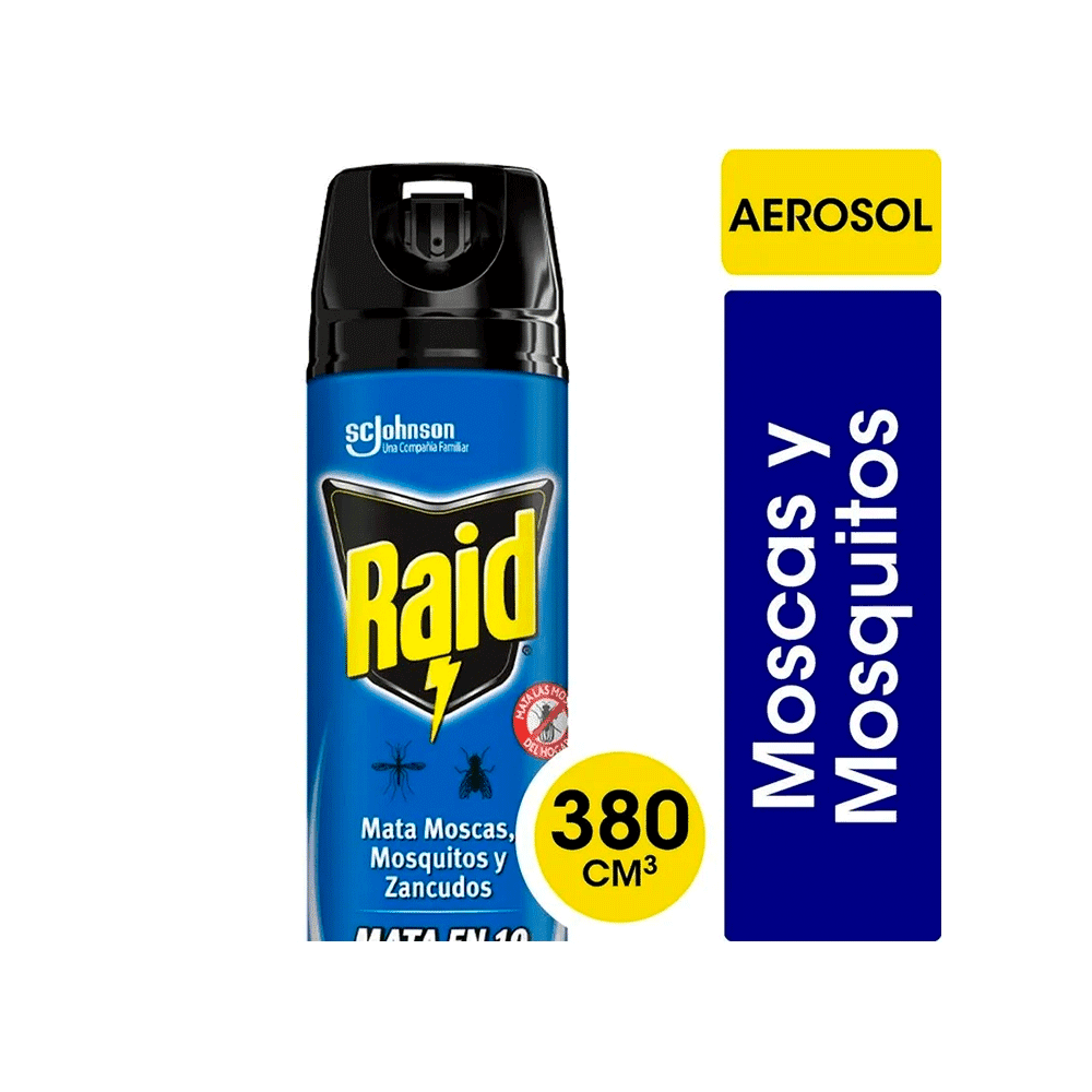 Raid Mata Mosc/Mosq Aerosol X 380 ML