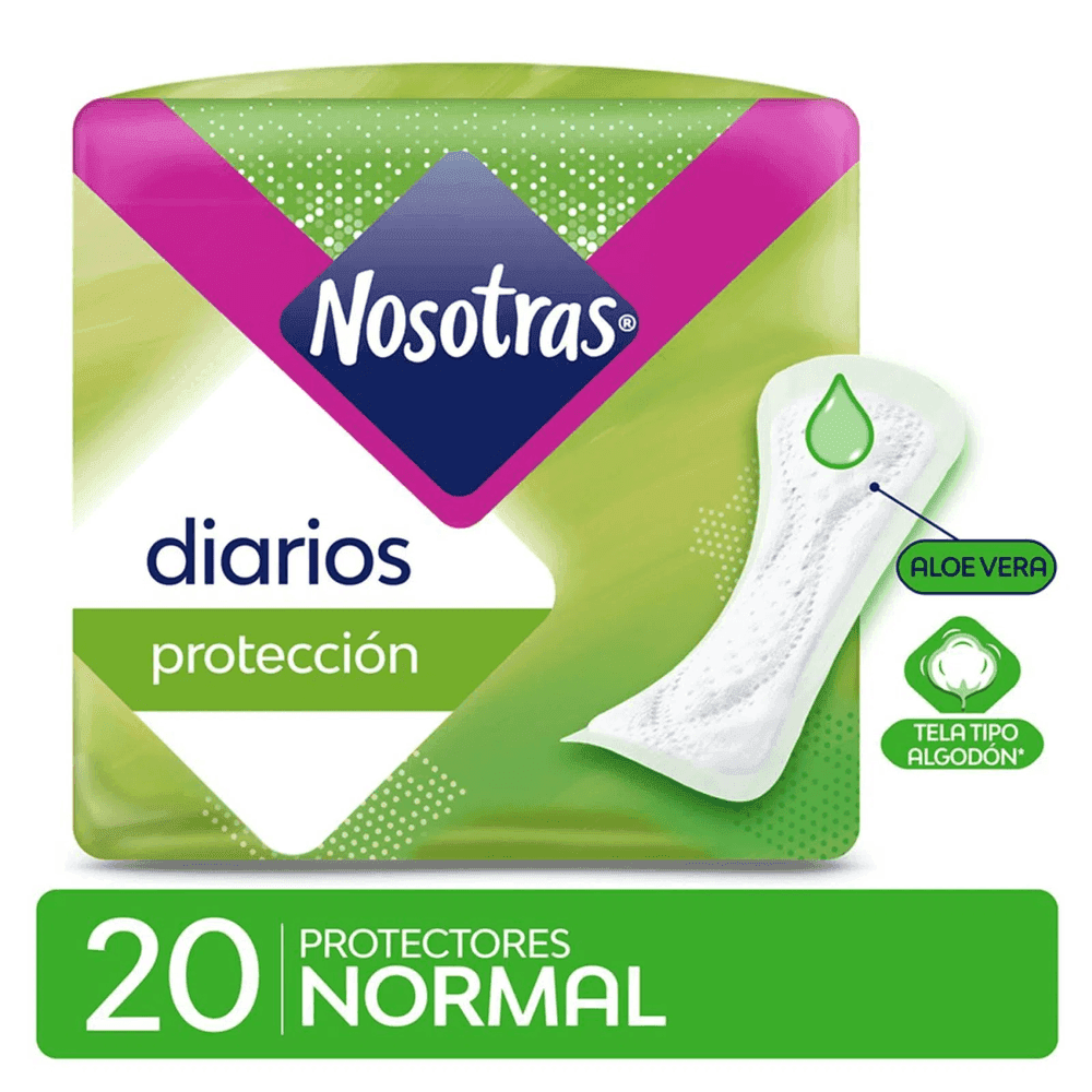 Nosotras Protector Diario Normal C/Aloe