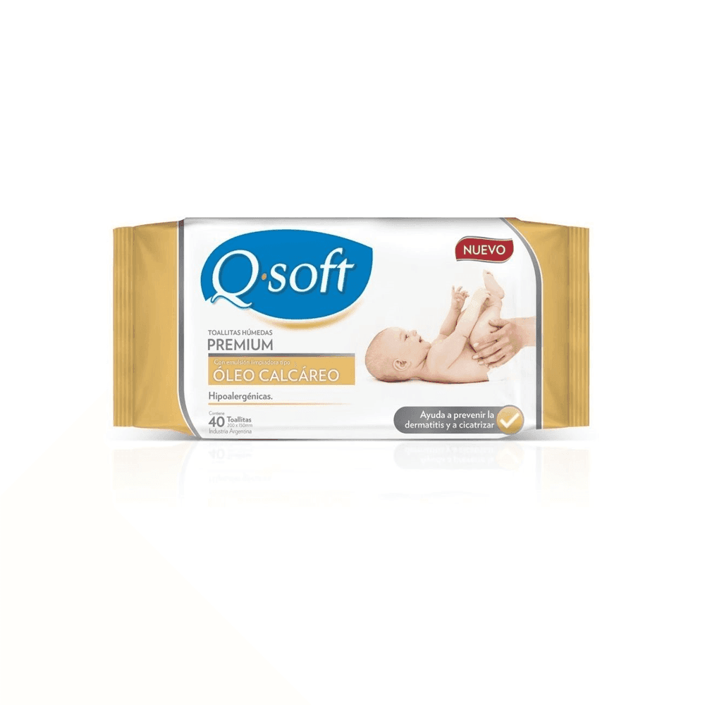 Q-Soft Premium Oleo Calcareo Toall Humeda