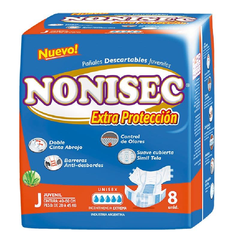 Nonisec Pañal Juvenil Extra Protec