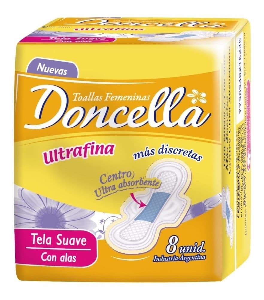 Doncella Toalla Ultrafina T-Suave C/Alas
