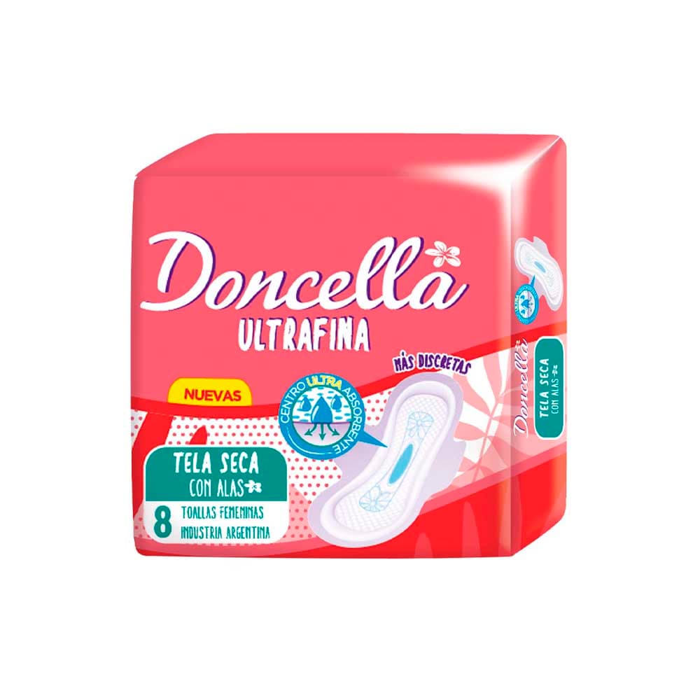 Doncella Toalla Ultrafina T-Seca C/Alas