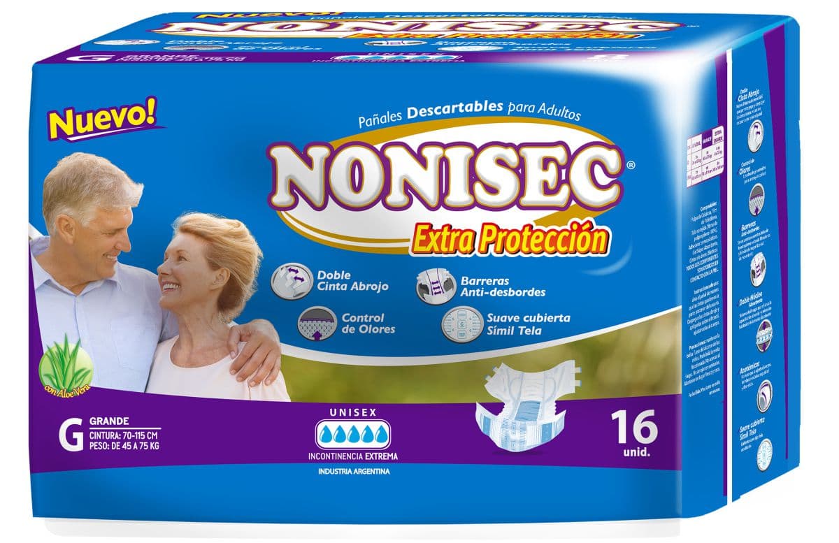 Nonisec Pañal Adulto Extra Protec Gd