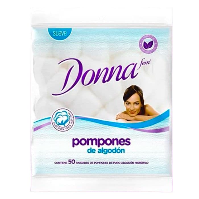Donna Pompones De Algodon