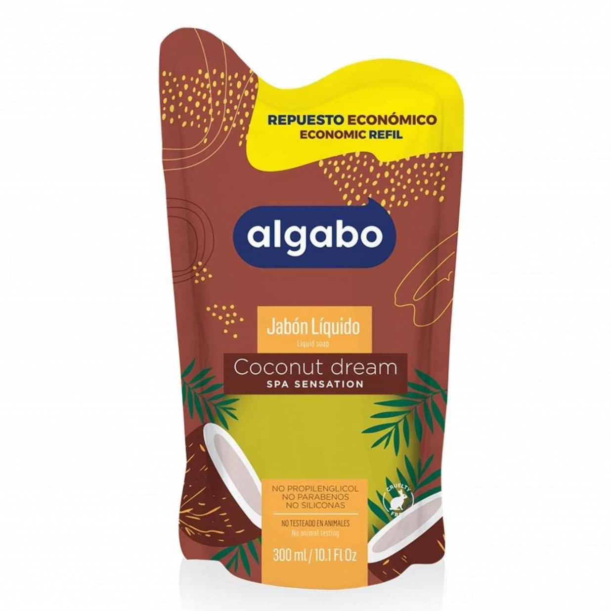 Algabo Jabón Líquido Coco&Vainila Pouch X 300M
