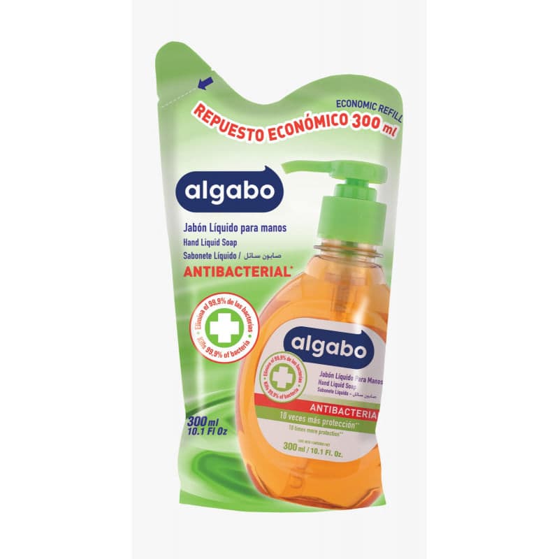 Algabo Jabón Líquido Antibact Pouch