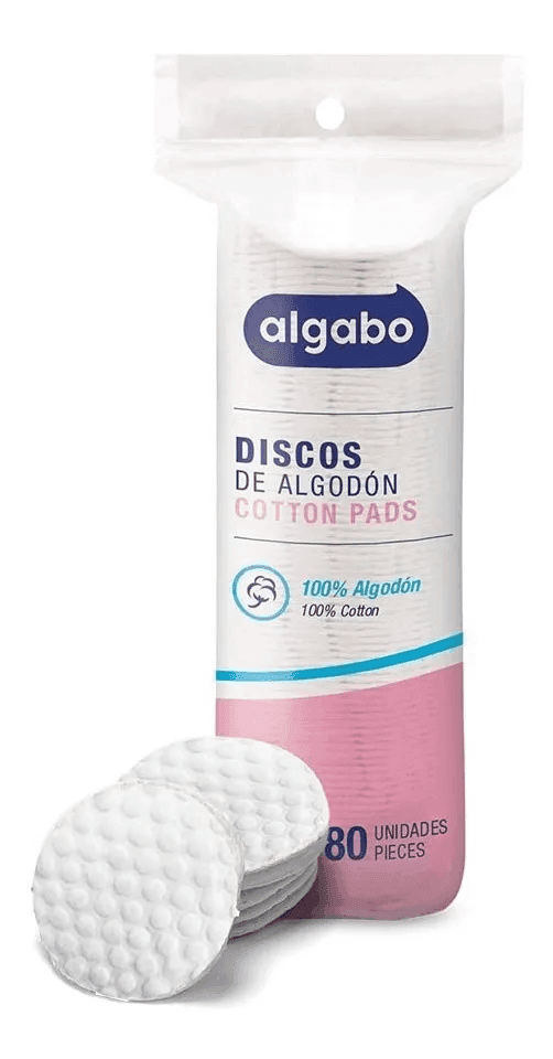 Algabo Control Discos de Algodón Desmaquillantes
