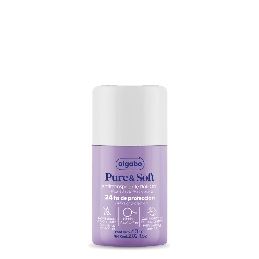 Algabo Desodorante Roll On Ant Pure y Soft