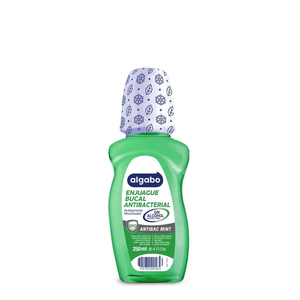 Algabo Enj Bucal Antibacterial S/Alcohol Mint