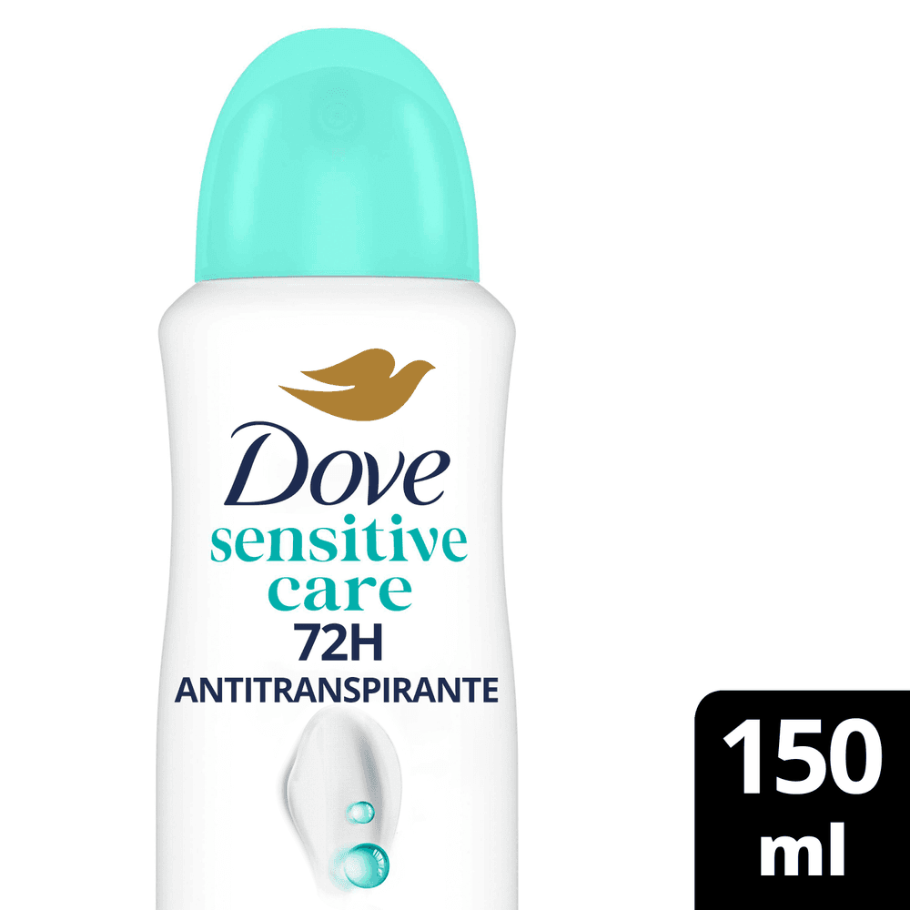 Dove Desodorante Aerosol Antitranspirante. Sensitive 72HS