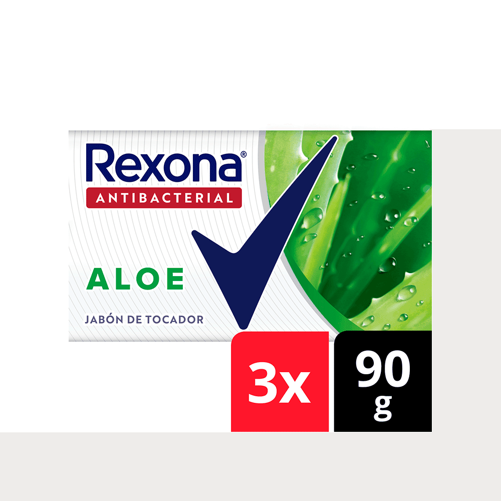 Rexona Jabón Antibac Aloe X3