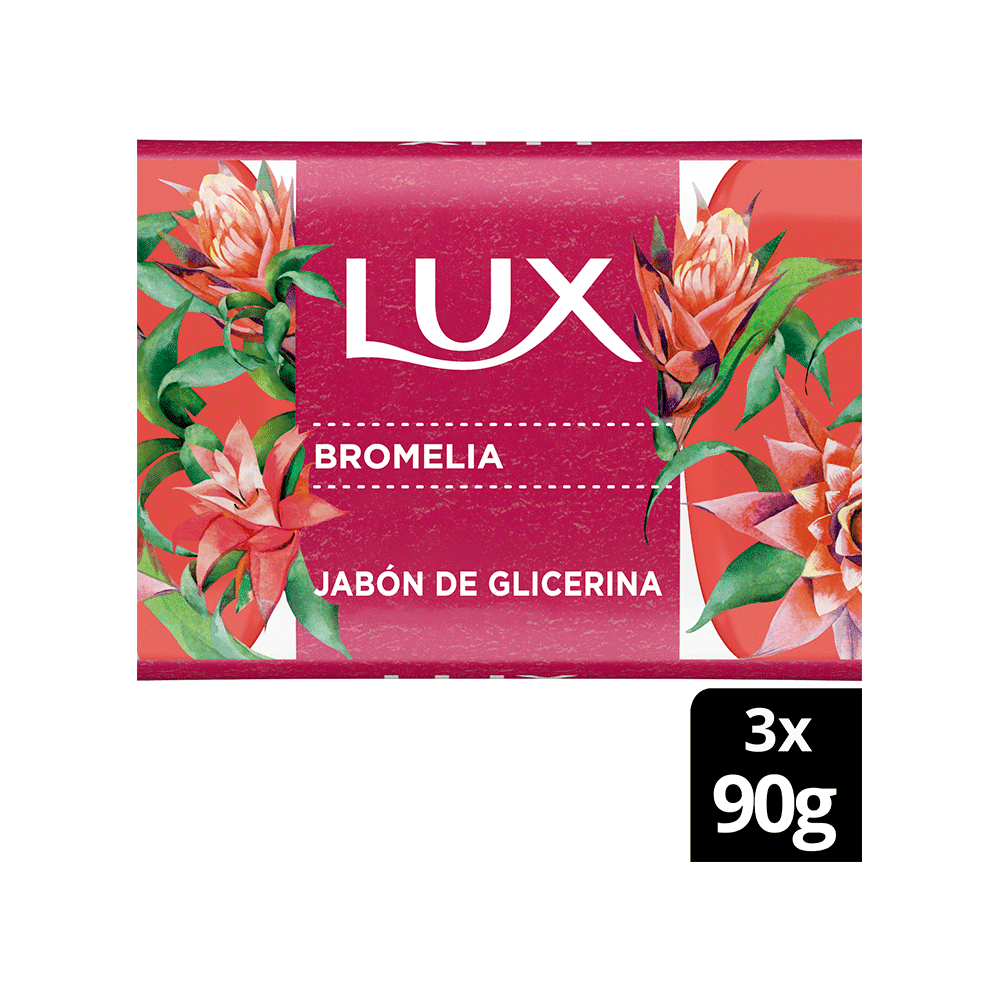 Lux Jabón Glic Bromelia 3