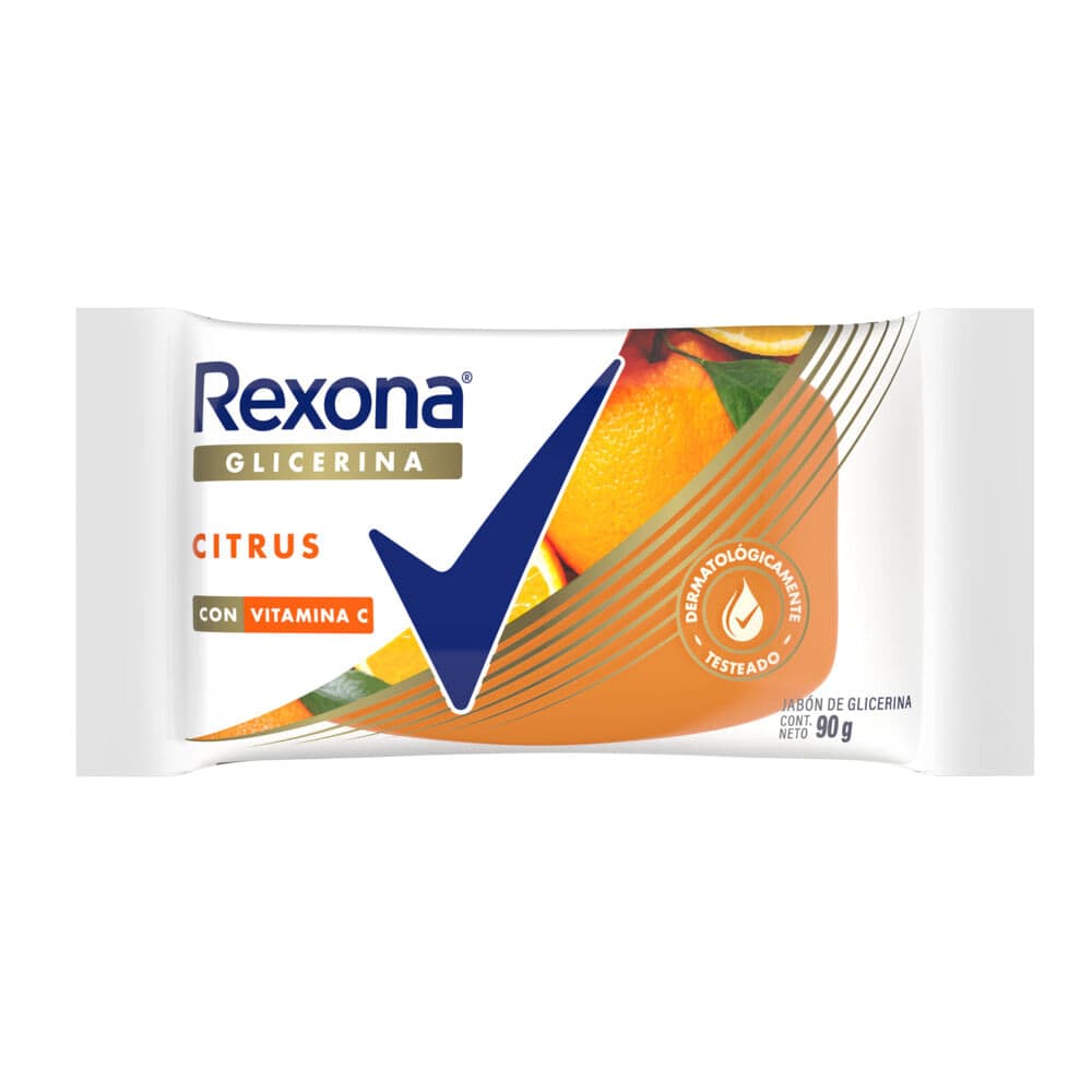 Rexona Jabón Glicerina Citrus X 90 Gr(Nuevo)