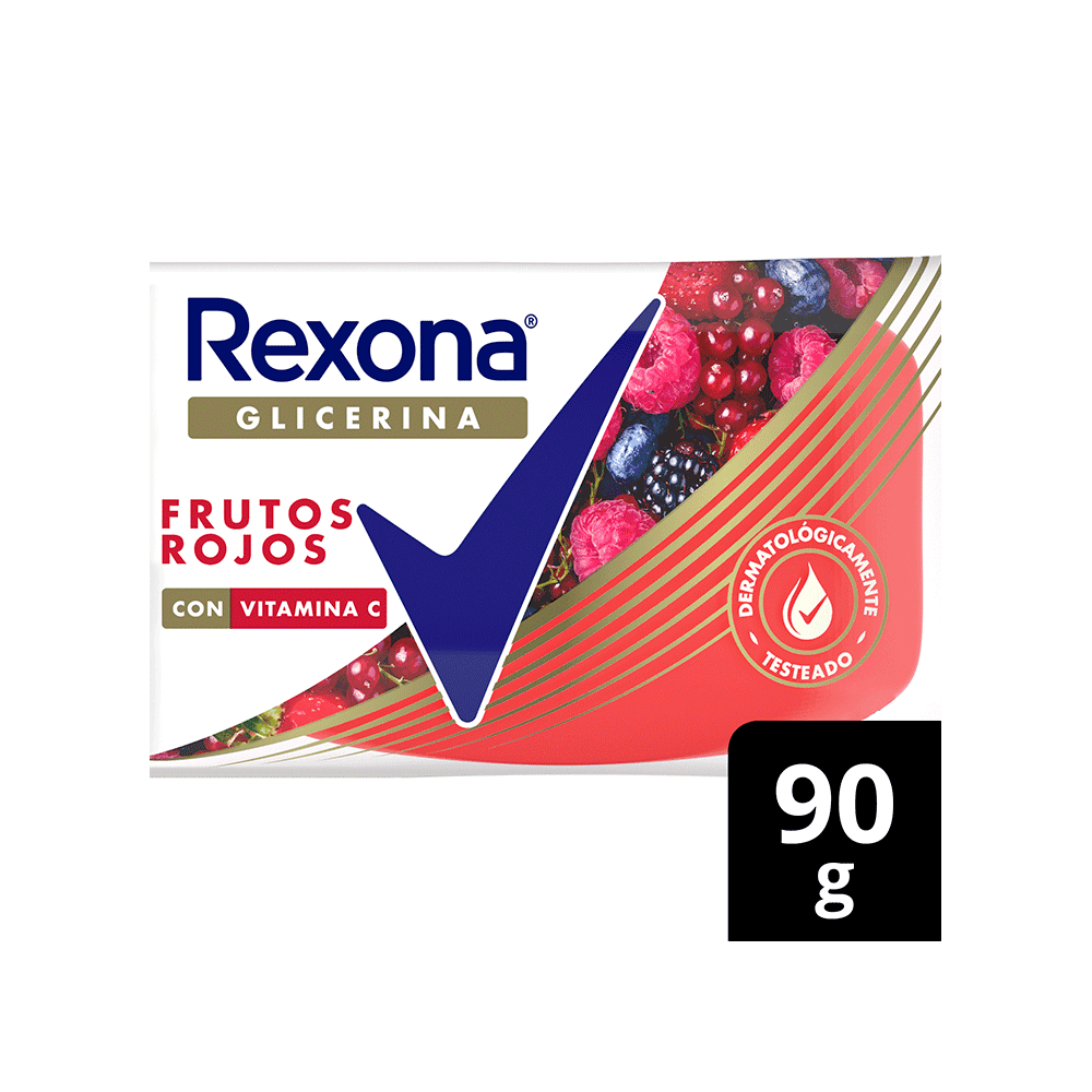 Rexona Jabón Glicerina Frutos Rojos