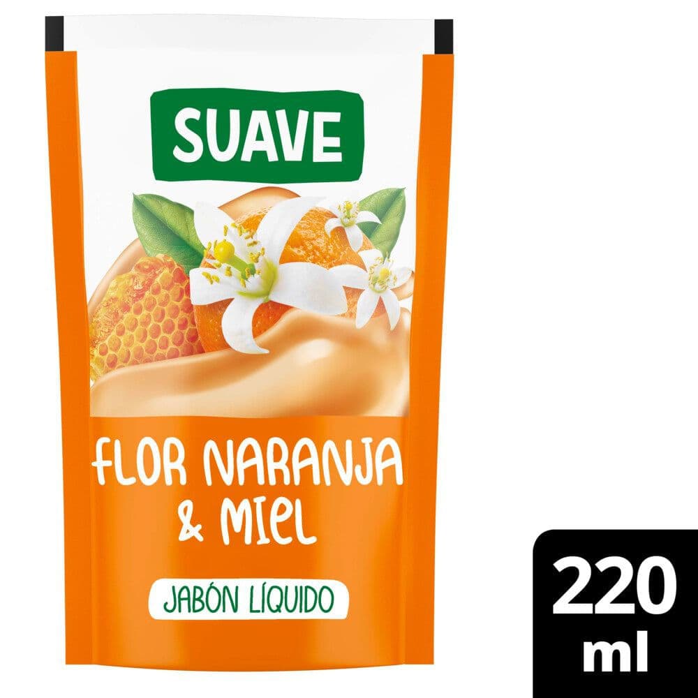 Suave Flor Naranj&Miel Jabón Líquido Rep