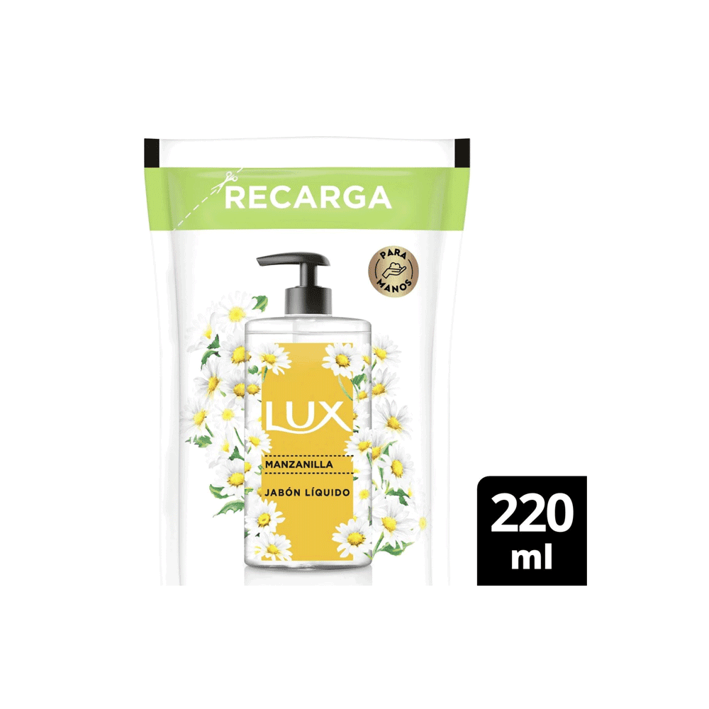 Lux Glic Manzanilla Jabón Líquido Rto