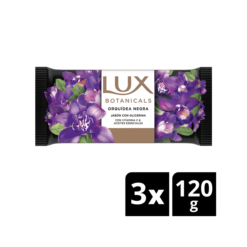 Lux Botani Orquidea Negra Jabón X3