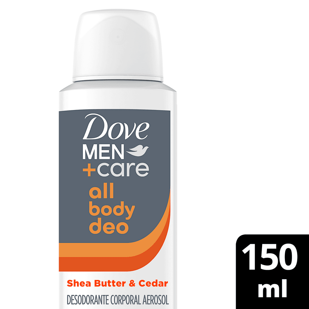 Dove Men All Body Desodorante Aerosol Shea y Cedar