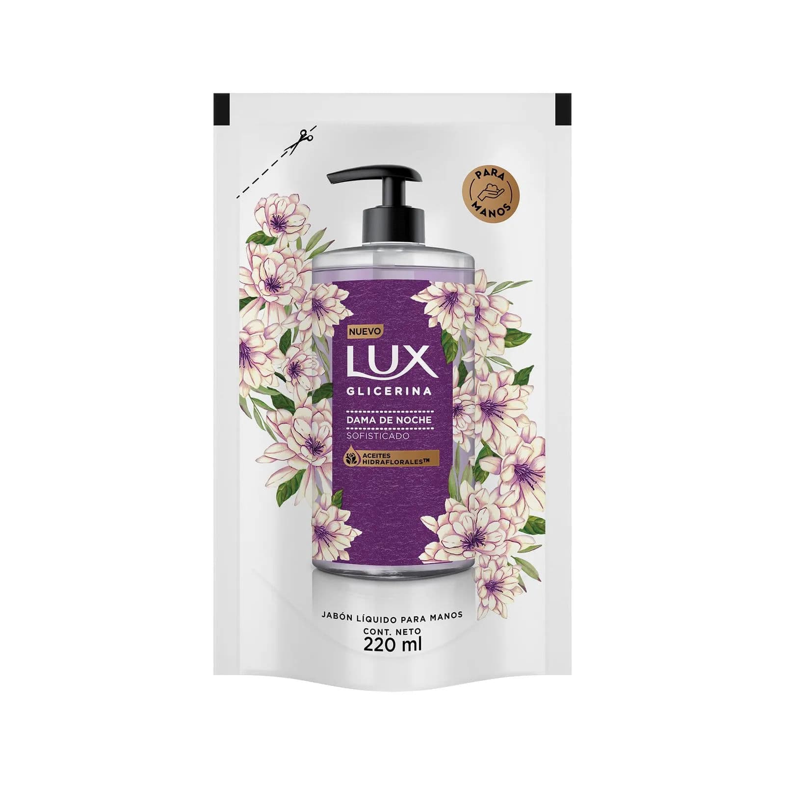 Lux Glic Dama de Noche Jabón Líquido Rto