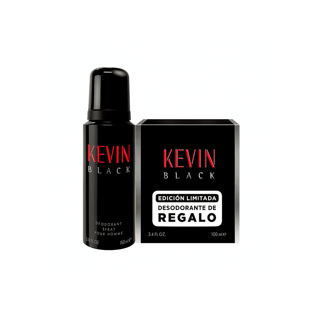 Kevin Black EDT Spray X 100 Ml+Deo Regalo