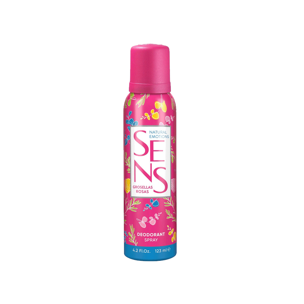 Sens Desodorante Aerosol Nat Emo Grosellas Rosas