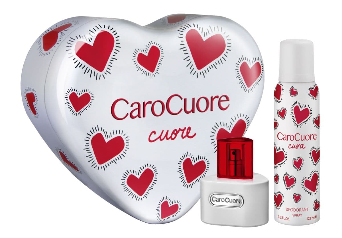Caro Cuore Cuore Lata Corazon(Edt X 60 Ml+Deo X 123 Ml)