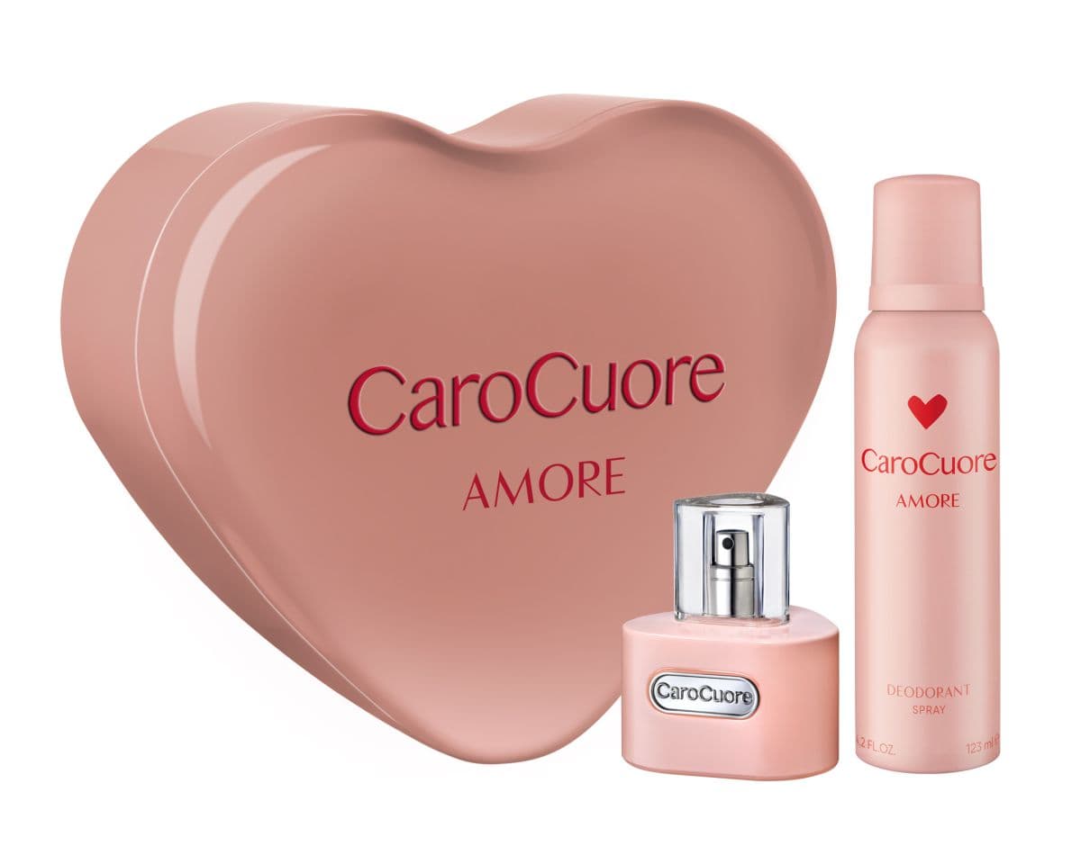 Caro Cuore Amore Lata Corazon(Edt X 60 Ml+Deo X 123 Ml)