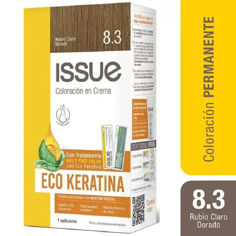 Issue Kit Keratina 8/3 Rubio/Cla/Do