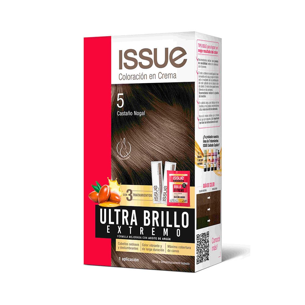 Issue Ultra Brillo Kit N 5 Castaño Nogal