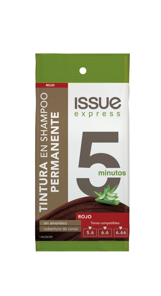 Issue Tintura Shampoo Express Rojo