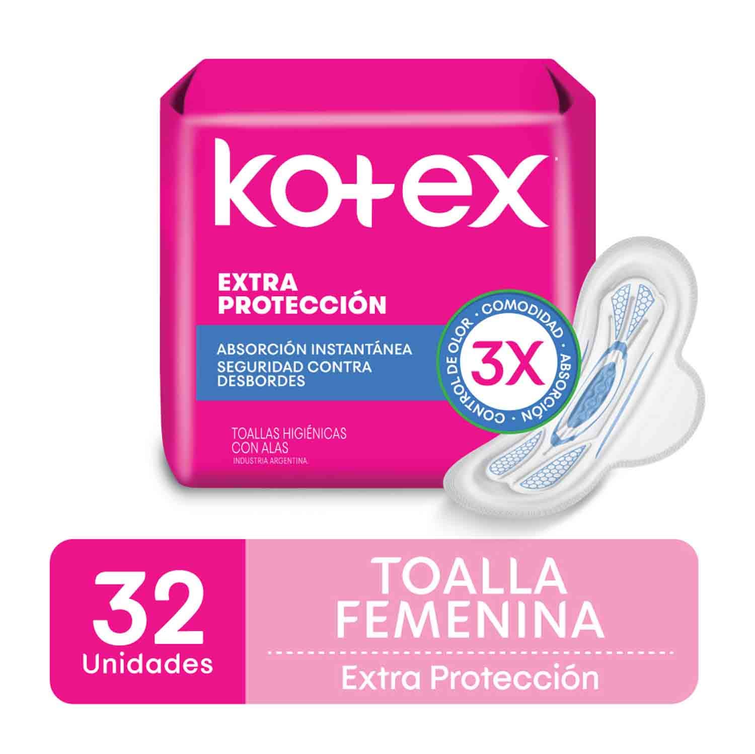 Kotex Toalla Femenina Normal C/A