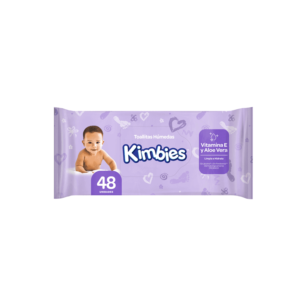 Kimbies Toal Humedas Vit a y Aloe