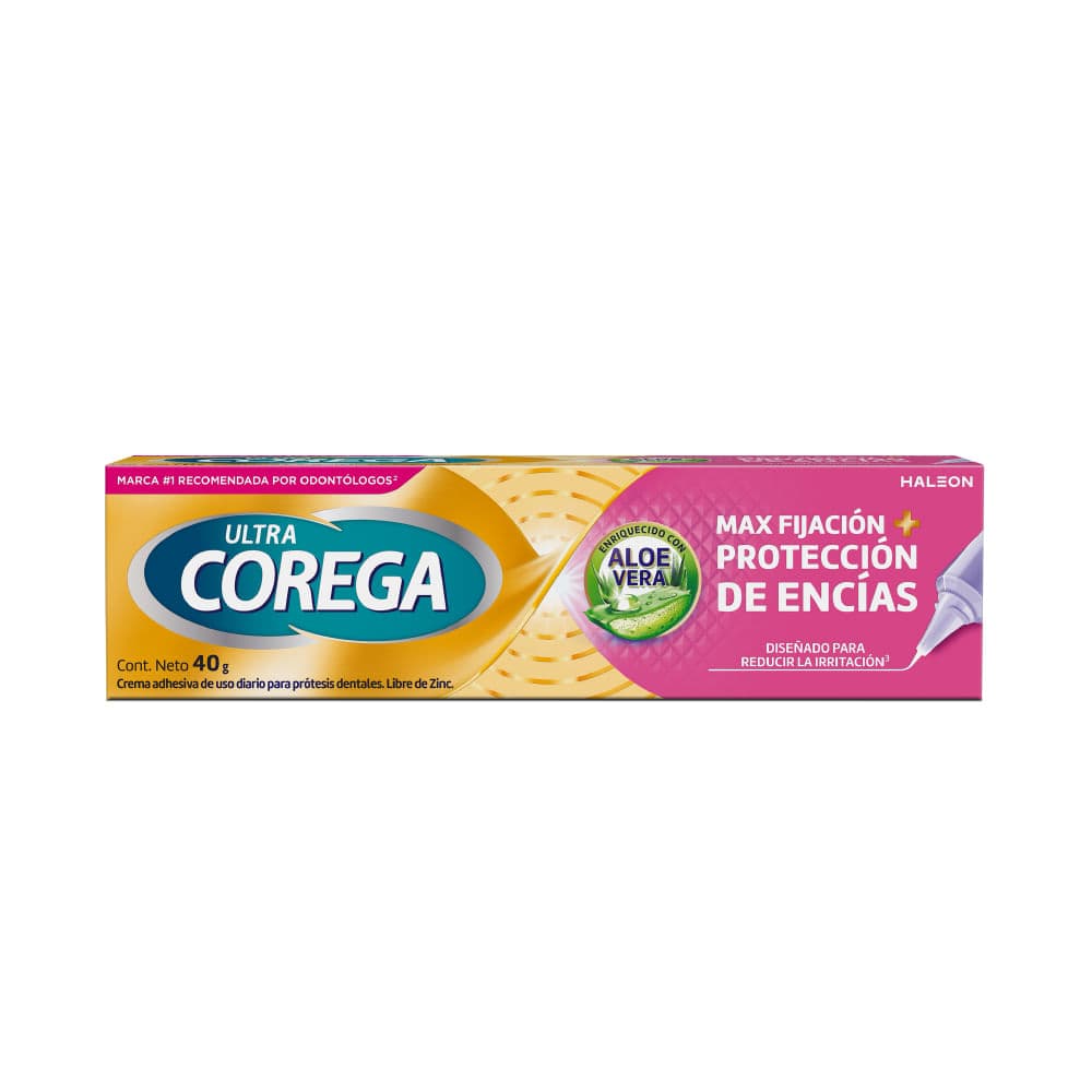 Ultra Corega Crema Max Fijacion Protecion Encias