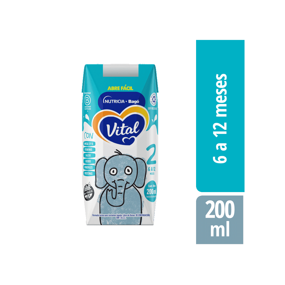 Vital Infantil 2 Brik Líquido