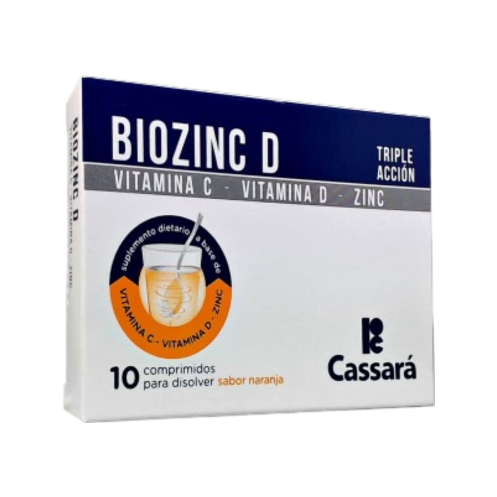 Biozinc D Comprimidos para Disolver S/Naranja