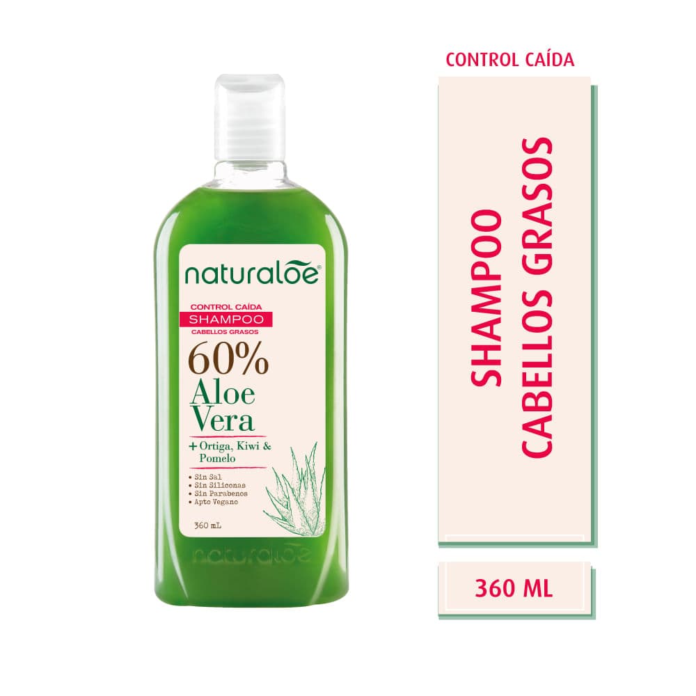 Naturaloe Shampoo C.Caida Cabello Graso