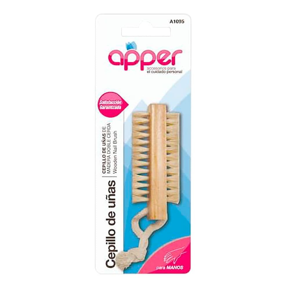 Apper Cepillo de Uñas Madera Dobl (A1095)