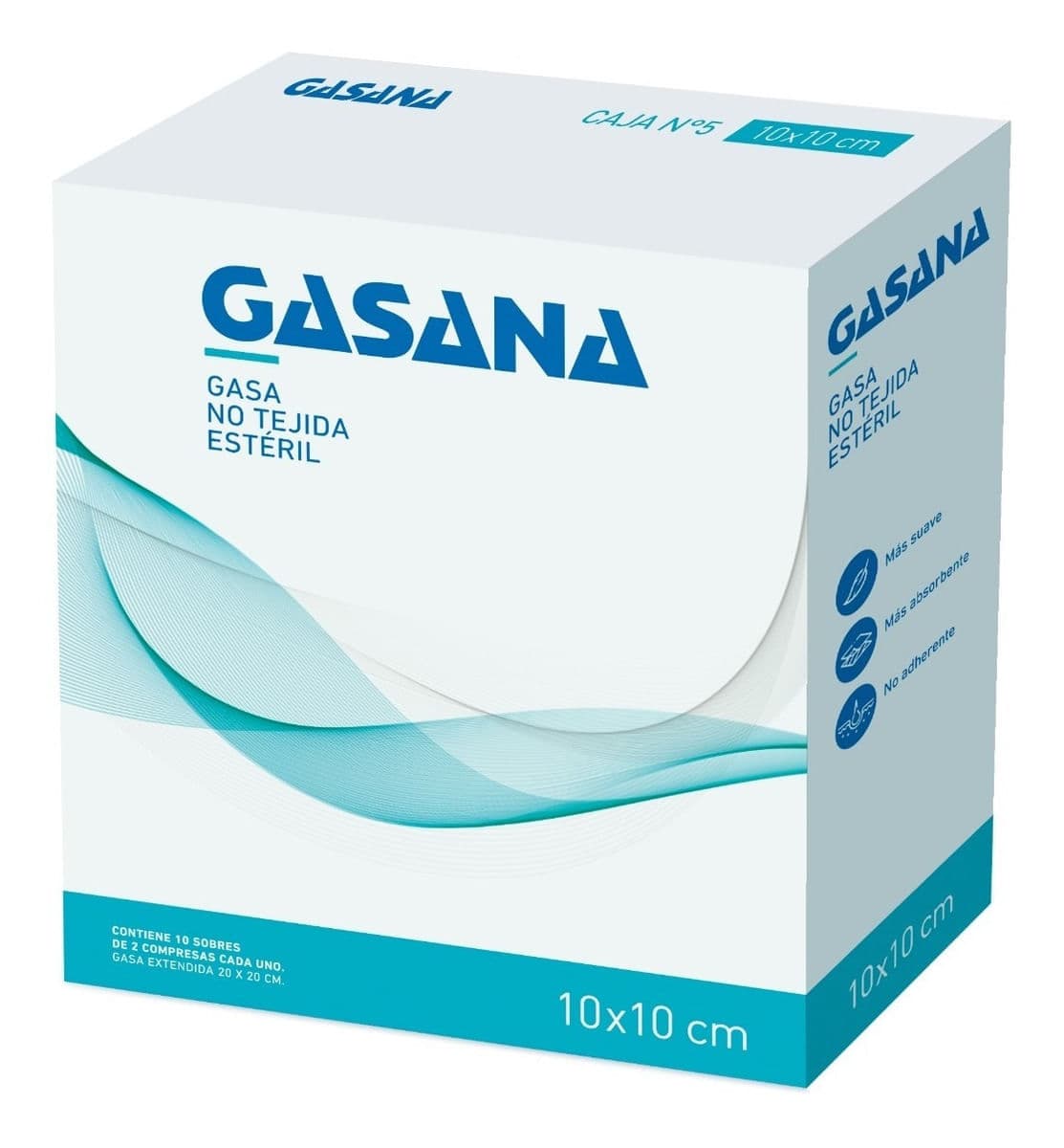 Gasana No Tejida 10x10 2sob Pack 10u