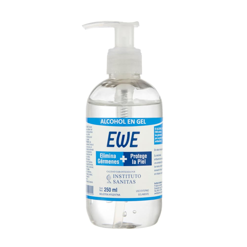 Alcohol en Gel Higienizador Ewe C/Bomba