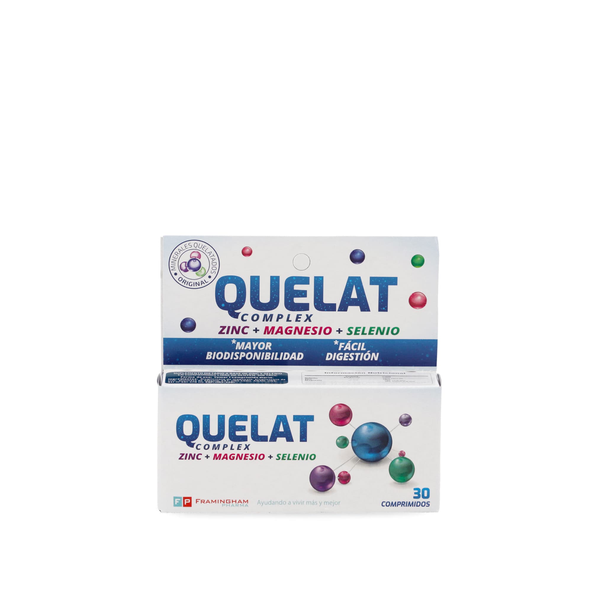 Quelat Minerales Comprimidos